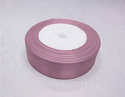 Лента атлас 2,5 см 23 метра світло лілова