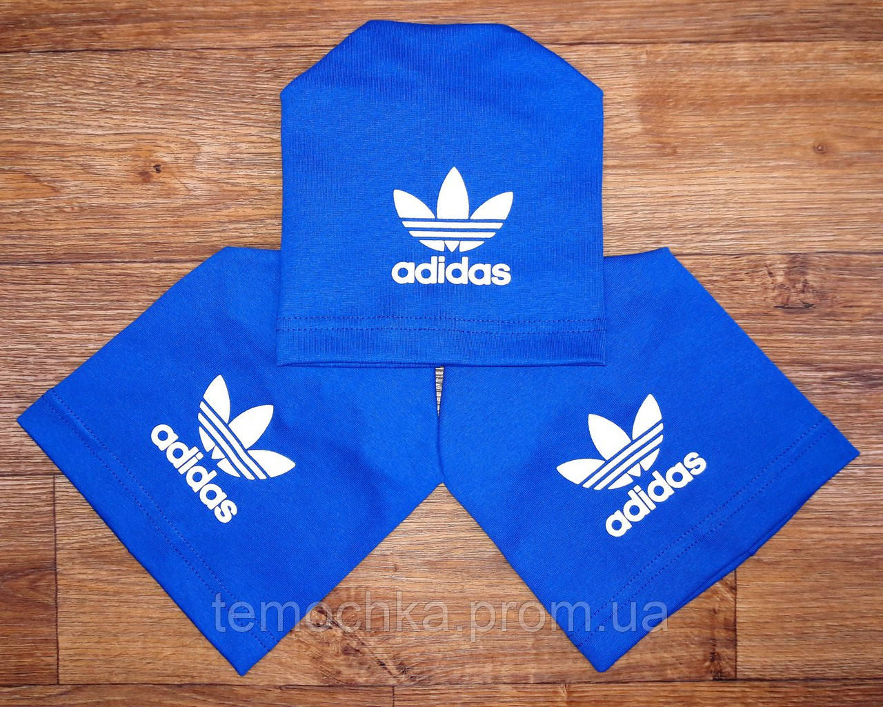 Шапка синя шапочка спортивна дитяча для хлопчика або дівчинки Адідас