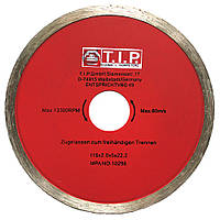 Алмазний диск по керамічній плитці T.I.P. 115 х 5 х 22,23 Плитка