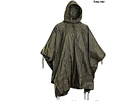 Пончо  армейское плотнность  780GR.  PONCHO PE R/S   OLIV  цвет олива  MIL-TEC  Германия