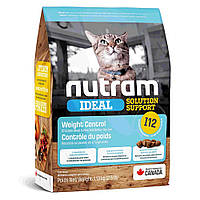 NUTRAM Ideal SSСухой корм ,холистик для взрослых котов склонных к лишнему весу; с курицей и овсянкой,1,13кг