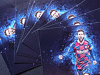 Футбольная виниловая наклейка Лионель Месси - Lionel Messi (FC Barcelona - ФК Барселона) 10 шт