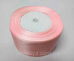 Стрічка атлас 5 см рожевий