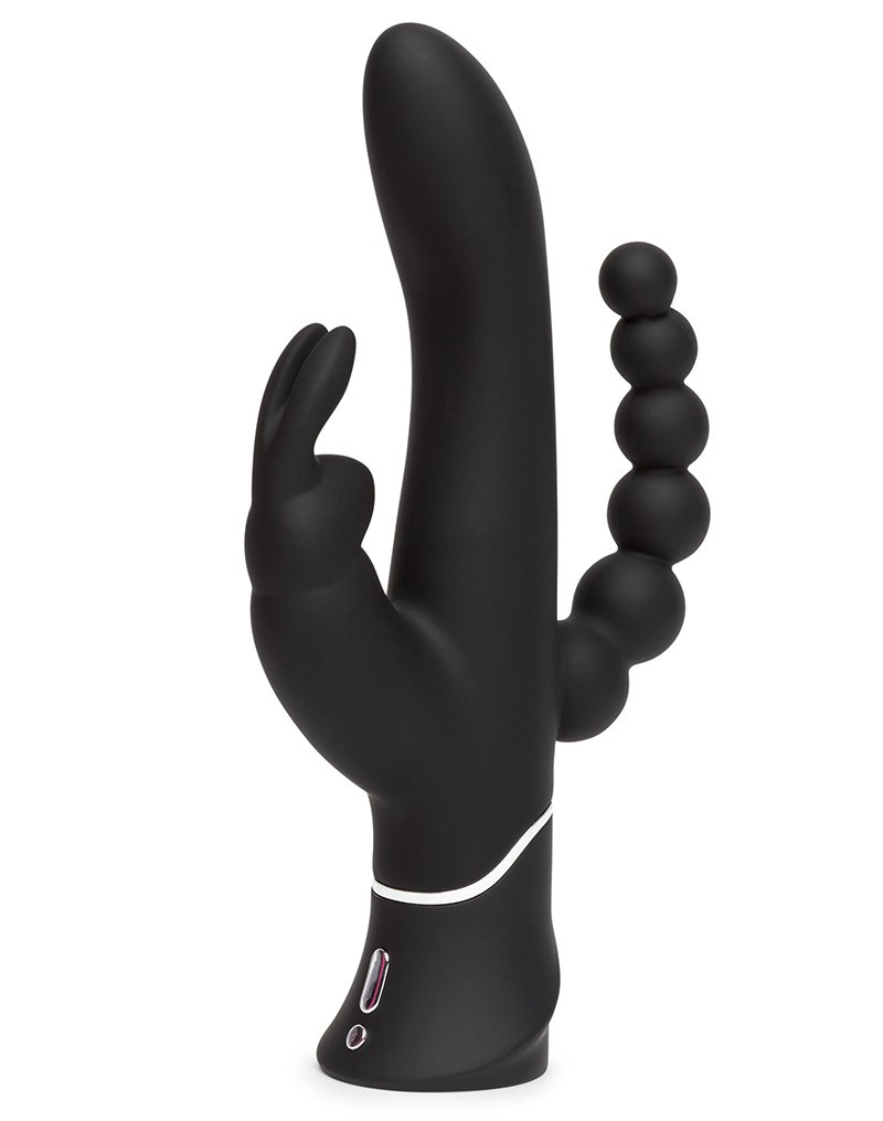 Потрійний вібратор Happy Rabbit Triple Curve Rechargeable Rabbit Vibrator