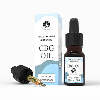 🌿 Олія КБГ CBG oil 5% Flowrolls Kannabigerol Польща