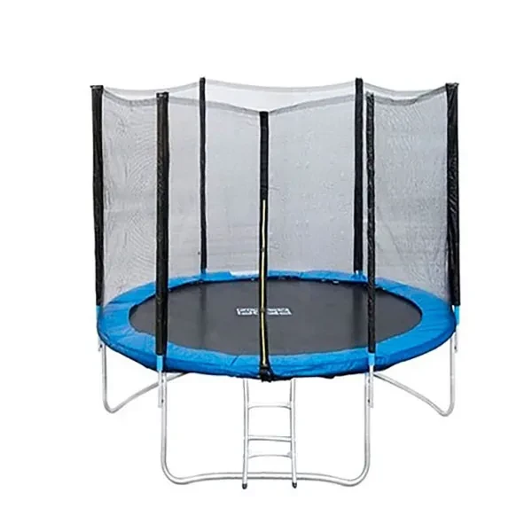 Батут PROFI MS 0496 діаметр 244 см на пружинах зі сходами та сіткою, фото 1