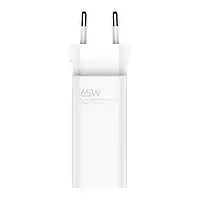 Адаптер живлення для телефона Xiaomi BHR5515GL White (Type-A+Type-C) 65W