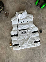 Мега стильная мужская белая Жилетка Nike,люкс качество,100% Полиэстер,Турция XL