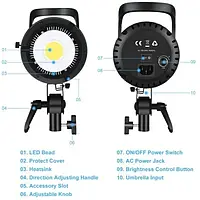 Студийное освещение Puluz PU3059EU светодиодный 100Вт 5600К