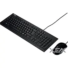 Комплект клавіатура та миша Asus U2000(Keyboard+Mouse) Black (90-XB1000KM000N0-)