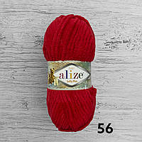 Alize Softy Plus / Алізе Софті Плюс 56 червоний
