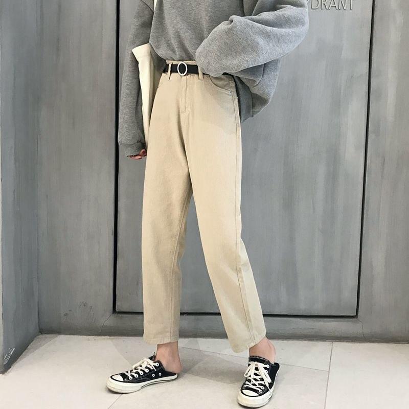 Молодіжні джинсові штани прямі жіночі на високій посадці (р. S-M) 10SH1018, фото 1