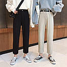 Молодіжні джинсові штани прямі жіночі на високій посадці (р. S-M) 10SH1018, фото 2