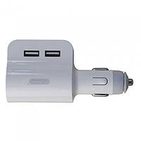 Автомобильное зарядное устройство - переходник для прикуривателя на 3 USB Ezra CR05 с 3 USB Белый