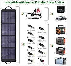 Сонячна батарея Solar panel BIGblue B406 80W складаний сонячний зарядний пристрій, фото 5
