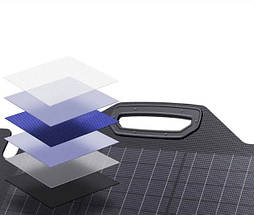 Сонячна батарея BIGblue B418 100W Solar panels портативний зарядний пристрій, фото 2