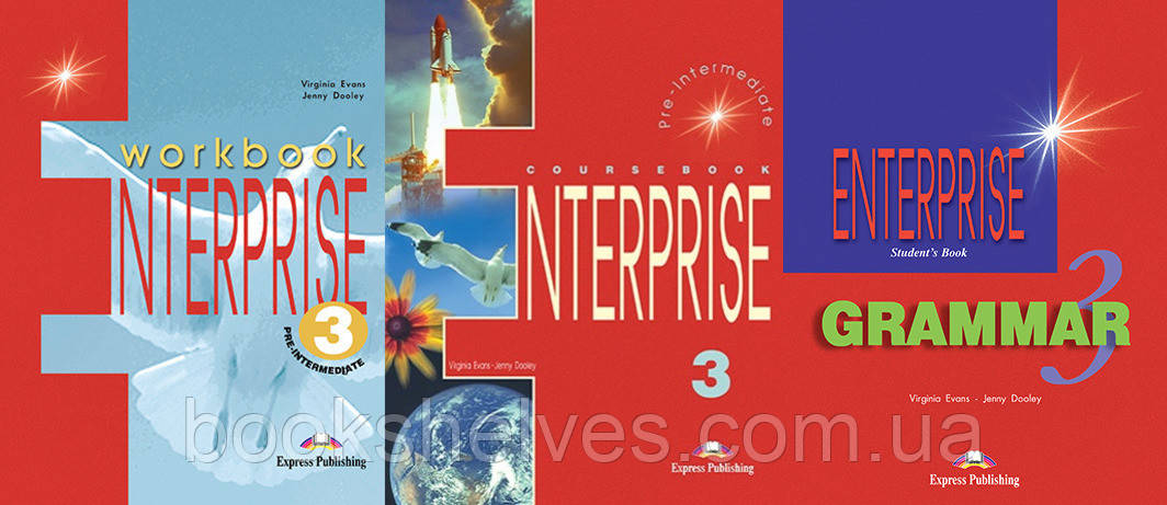 Enterprise 3 Student's Book&Workbook&Grammar Підручник Робочий зошит та Граматика