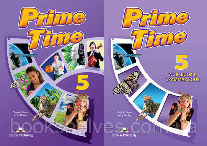 Prime Time 5 Student's Book&Workbook&Grammar book Підручник Робочий зошит