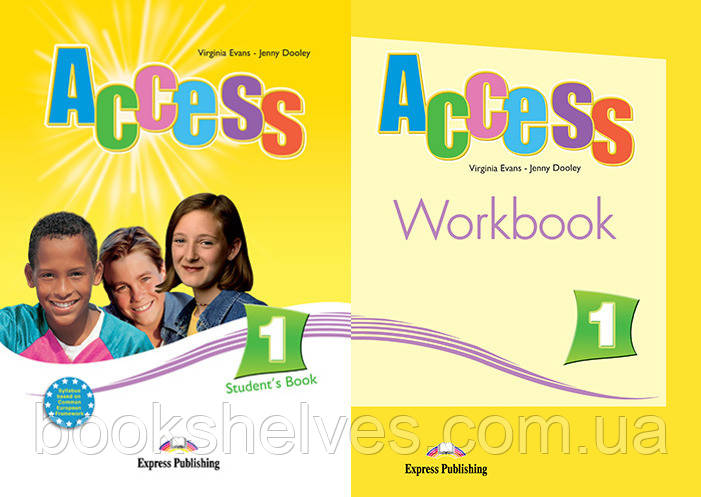 Access 1 Student's Book&Workbook Підручник та Робочий зошит