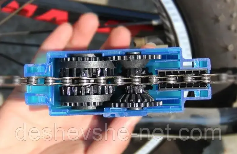 Машинка для чищення та миття велосипедного ланцюга TomTop