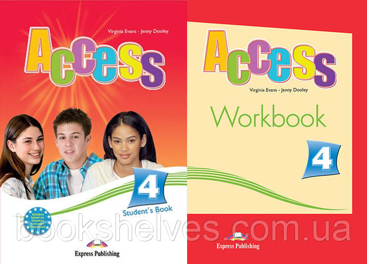Access 4 Student's Book&Workbook Підручник та Робочий зошит