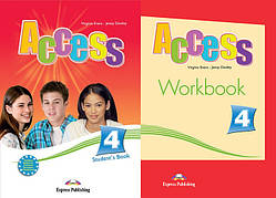 Access 4 Student's Book&Workbook Підручник та Робочий зошит