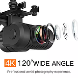 4DRC KF102 MAX - дрон з 4K камерою, FPV, GPS, 1200 м, до 25 мін. з сумкою, фото 4