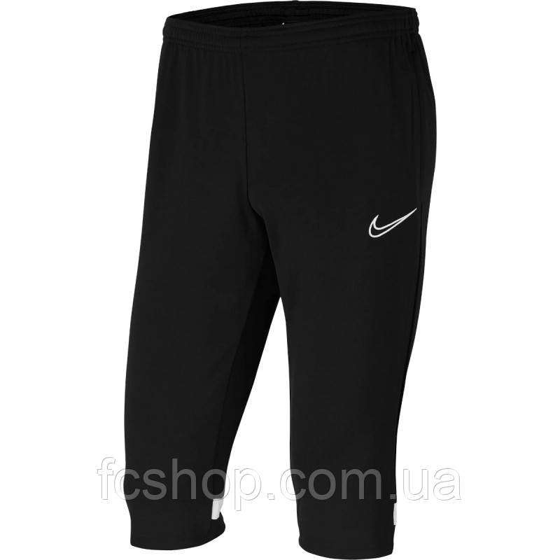 Дитячі штани 3/4 (бриджі) NikeDry Academy 21 CW6127-010, Чорний, Розмір (EU) — 164cm