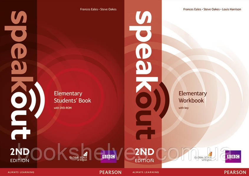Speak Out (Second) Elementary Student's Book+DVD&WorkBook+key Підручник та Робочий зошит