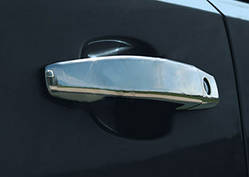 Накладки на ручки (2 шт., нерж) для Opel Tigra 2001-2009 рр