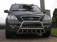 Кенгурятник WT003 (нержавейка) для Kia Sorento I BL 2002-2009 гг