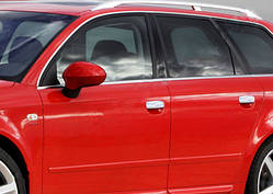 Накладки на ручки (4 шт, нерж) для Seat Exeo 2008-2013 рр