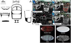 Накладки на панель (2001-2005) Дерево для Kia Sportage рр