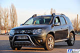 Кенгурятник WT002 (нерж) для Renault Duster 2008-2017 рр, фото 2