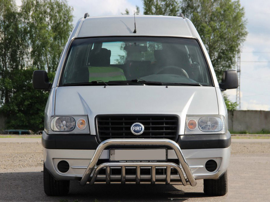 Кенгурятник WT002 (нерж) для Peugeot Expert 1995-2007 рр