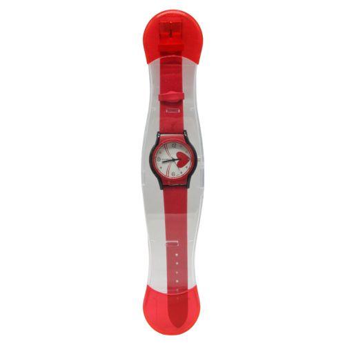 A-2428 Детские часы микс 25см (150) червоний - фото 1 - id-p1670006136