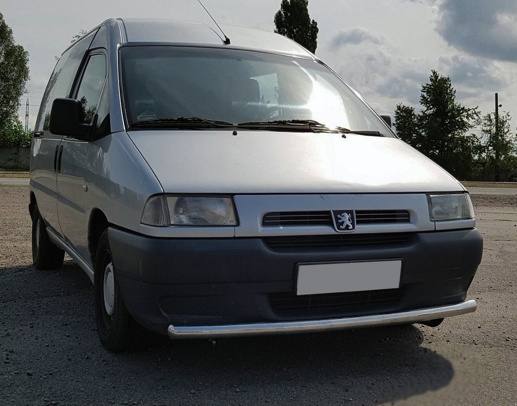 Передній захист ST008 (нерж) 51 мм для Peugeot Expert 1995-2007 рр