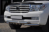 Передня дуга ST015 (нерж.) для Toyota Land Cruiser 200 2007-2021 рр, фото 4