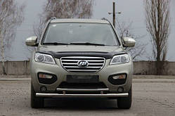 Передній захист ST014 (нерж) 60/42 мм для Lifan X60 2011- рр