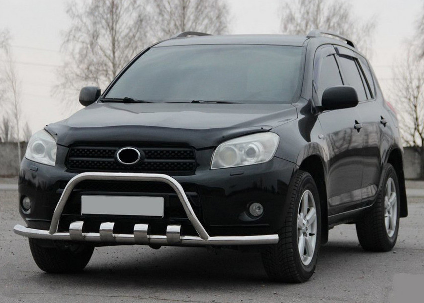 Кенгурятник WT-ST15 (нерж) для Toyota Rav 4 2006-2013 рр, фото 1