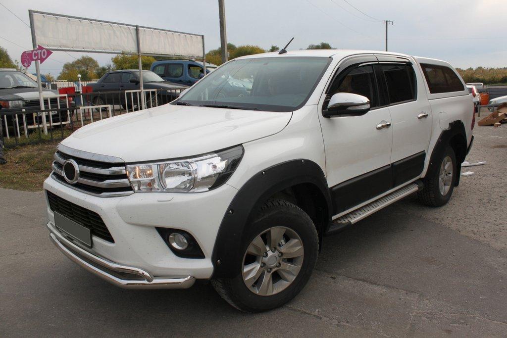 Розширювачі колісних арок (2015-2020, АБС, на болтах) для Toyota Hilux 2015- рр, фото 1
