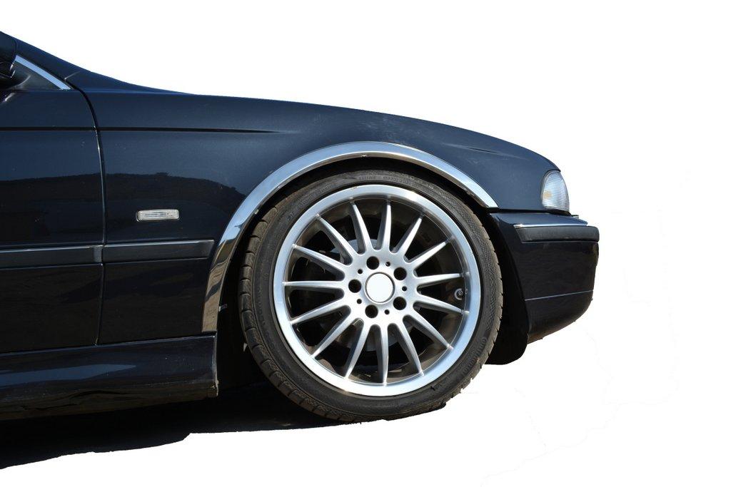 Накладки на арки (4 шт, нерж) для BMW 5 серія E-39 1996-2003 рр від VLF комп., фото 1