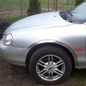 Накладки на арки (4 шт, нерж) для Ford Mondeo 2000-2007 рр від VLF комп., фото 1