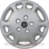 Ковпаки колес "MERCURY" Chrom (2штуки) - Газель - Плоська - Зад 16" "Jestic"