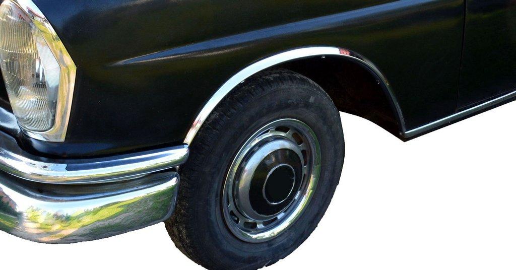 Накладки на арки (4 шт, нерж) для Mercedes W108 від VLF комп., фото 1