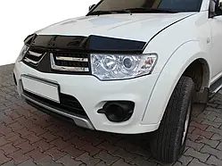 Дефлектор капоту (EuroCap) для Mitsubishi L200 2006-2015 рр