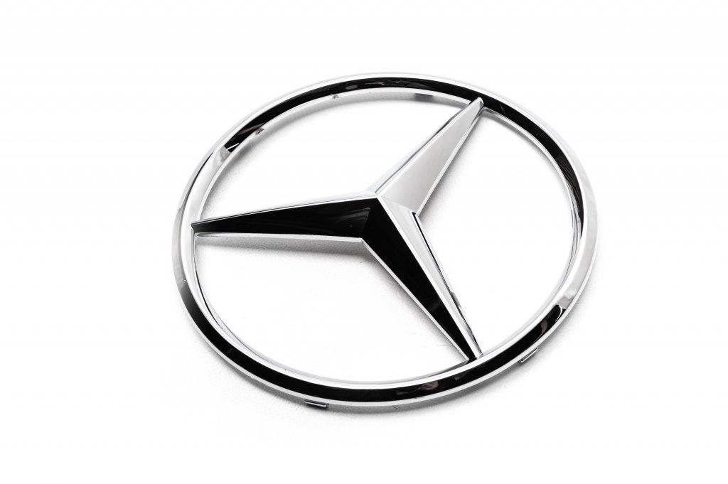 Передня емблема (18,4 см) для Mercedes E-сlass W212 2009-2016рр
