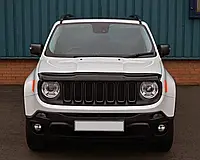 Дефлектор капота (мухобойка) EuroCap для авто. Jeep Renegade