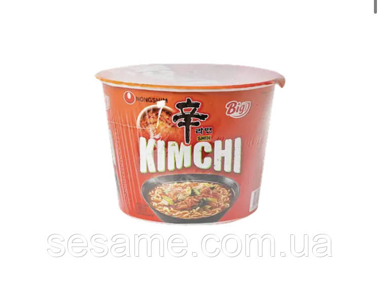Локшина швидкого приготування Кимчи Big Bowl KimChi NONGSHIM 112 г