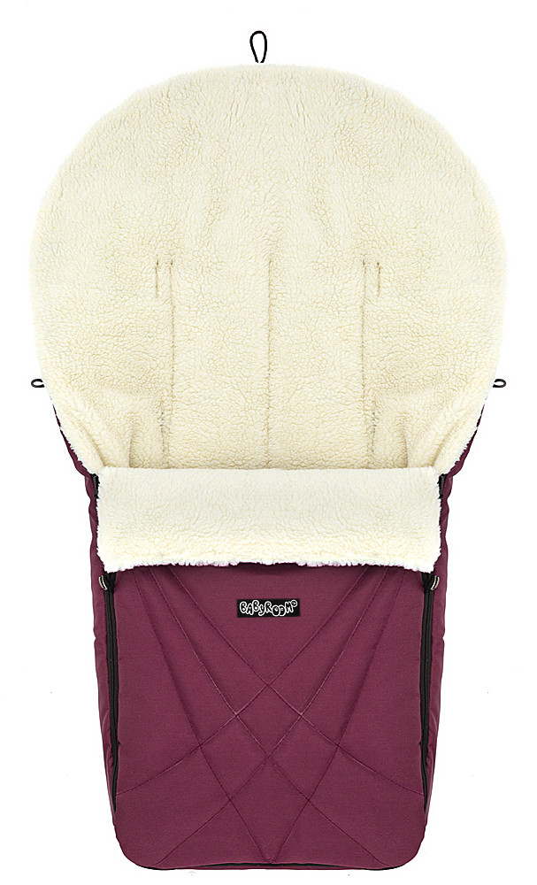 Зимний конверт Babyroom Wool N-8 bordo бордовый